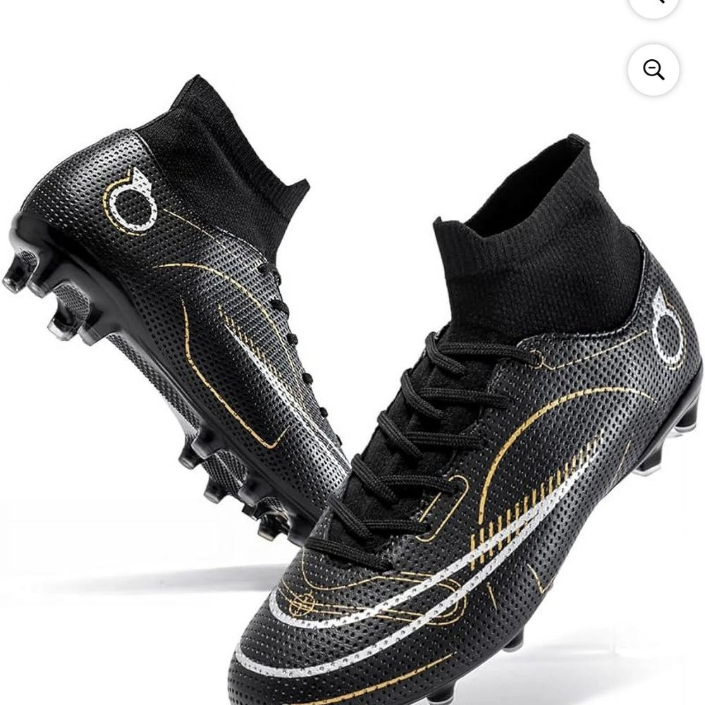 Black Soccer Cleats